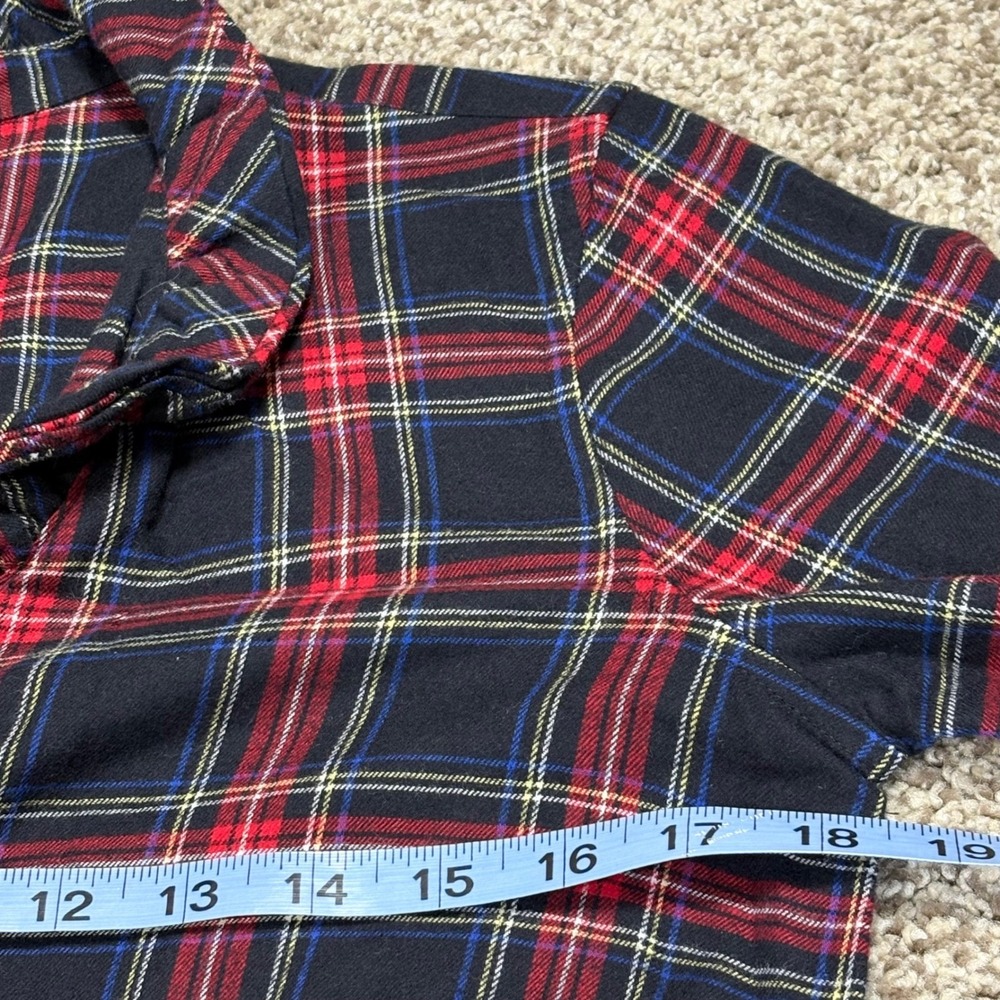 NWT Brooks Brothers Red Plaid Shirt Dress Belted Flannel Heritage Classic Sz 4 - Picture 11 of 12
